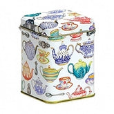 Tea Caddy 'Tea Design' Square 100 g